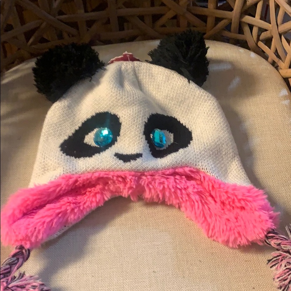 New  SO Panda Girls Hat NWT